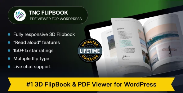TNC FlipBook – PDF viewer for WordPress